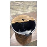 Wooden Barrel for fountain, top piece only (no pump) - Retail: $199