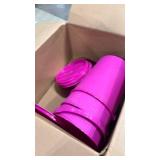 6Pack Hot Pink Plastic Storage Bucket with Lid