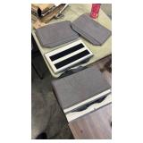 Pet Stairs Storage Steps with Cushioned Top Gray - Retail: $35