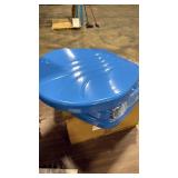 Retro Style Blue Metal Patio Set - 3 Piece - Retail: $225