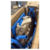 Retro Style Blue Metal Patio Set - 3 Piece - Retail: $225