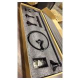 10 pack Matte Black Bathroom Hardware Set - Retail: $45