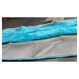 Plush Turquoise Shag Area Rug - Retail: $89