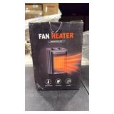 Portable Fan Heater with Overheat Protection - Retail: $25