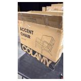 COLAMY Mid Century Modern Accent Chair Set of 2 with Lumbar Pillow, Relaxing Armchair with Solid Wood Frame & Soft Cushion, Reading Leisure Chair for Living Roomï¼Beigeï¼ - Retail: $0