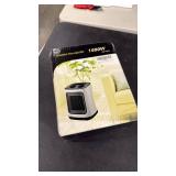 Kismile Portable Electric Space Heater, Small Ceramic Heater Fan with Thermostat, Tip-Over and Overheat Protection,Fast Heating for Home/Office,1500W(White - Retail: $0