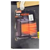1500W Electric Fan Heater Black - Retail: $25