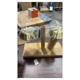 Brass Double-Shaded Table Lamp - Hearth & Handâ¢ with Magnolia - Retail: $80