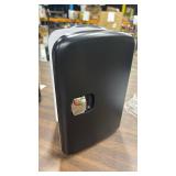 Antarctic Star Compact Refrigerator, Portable Mini Fridge, Skin Care 4L Capacity/6 Cans, for Bedroom, Car, Office & Dorm, Small Cooler for Cosmetics, Beverage and Food, Black - Retail: $0