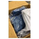 Universal Tractor Suspension Seat Adjustable Compatible with John Deere Massey Ferguson Fits for Ford/New Holland Models Steel Plastic Blue Black Electrophoresis - Retail: $95