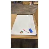 24x36 Magnetic Dry Erase White Board with accessories  - Retail: $0