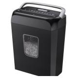 Bonsaii Paper Shredder for Home Use, 3.4 Gal Wastebasket, 6 Sheet Crosscut Paper Credit Cards, Staples, and Clips Shredder for Home Office Use, Portable Handle Design (C237-B New Version)
