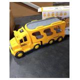 Bennol Construction Truck Toys for Toddler Boy 1 2 3 4 5 Year Old, Car Trucks Birthday Gifts Toys for Kids Ages 1-3 3-5, 5-in-1 Construction Trcuk with Excavator, Crane Mixer, Bulldozer