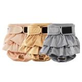 Reusable Dog Diapers Female Large Washable, Premium Doggie Diaper for Dogs, Pack of 3, Highly Absorbent Dog Diaper for Heat, Incontinence and Puppy Training(L)