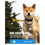 KISJO Please Ignore Me Dog Leash Sleeve, Funny Yellow Alert Hanging ID Patch Tag, Do Not Pet in Training Leash Wrap, Pet Birthday Gifts for Dog Owners