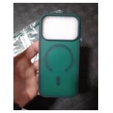 SUPFINE Magnetic for iPhone 17 Pro Case (Compatible with MagSafe)(Military Grade Drop Protection) Translucent Matte Shockproof with Anti-Fingerprint Phone Cover 2025,Forest Green