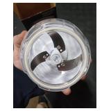 Ourokhome Manual Food Processor Vegetable Chopper, Portable Hand Pull String Garlic Mincer Onion Cutter for Veggies, Ginger, Fruits, Nuts, Herbs, etc., 500ml, White