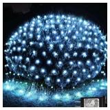 OYCBUZO 300LED White Net Lights, 14.8ft x 5ft Connectable Christmas Outdoor Mesh Lights with 8 Lighting Modes, Waterproof Fairy Lights Plug in for Bushed Xmas Tree Holiday Party Garden Decoration