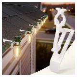 All In One Christmas Light Clip, Universal Gutter and Shingle Clip for C7, C9 and Mini Lights, BULK