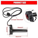 Surron Throttle Handle Imitation Carbon Fiber Throttle Grips Quick Twister with Throttle Cable Throttle Kit for Electrice Dirt Bike Sur-Ron/Surron/Light Bee/Sur Ron S/Surron X / X160 / X260