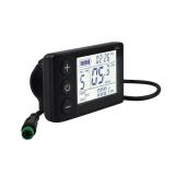 S866 Electric Bicycle LCD Display Meter, 24V 36V 48V Ebike LCD Display Control Panel Wireless Bicycle Speedometer Odometer for Electric Scooter Electric Bike Modification for 22.2mm Handlebars