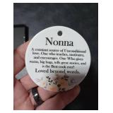 Beliran Nonna Ceramic Ornaments, Nonna Loved Beyond Words Decorative Hanging 0rnament, Grandma Gifts for Mother