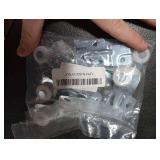 Sliding Clost Door Roller Kit - Easy Installation Hardware for Top Hung Bypass 3/4 to 1-3/8 Closet & Wardrobe Doors, Smooth and Quiet Wheels