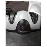 Presto 08800 EverSharp Electric Knife Sharpener, 2-Stage System, Silver/Black