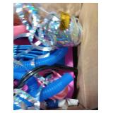 STMOUTUO Electric Balloon Pump, Portable Dual Nozzle 600W High-Power 110V Red- Fast Inflation, Time-Saving with Abundant Accessories - Balloons Air Pump for Birthday Wedding Holiday Setup