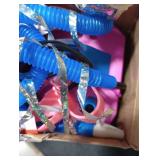 STMOUTUO Electric Balloon Pump, Portable Dual Nozzle 600W High-Power 110V Red- Fast Inflation, Time-Saving with Abundant Accessories - Balloons Air Pump for Birthday Wedding Holiday Setup