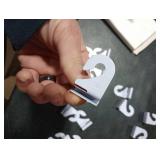 Gansita 7 Pair Drop Ceiling Hooks for Hanging,White Heavy Duty Ceiling Hooks,Metal T-Bar Hooks,Suspended Ceiling Tile Hook Ceiling Clips for Home Classroom Grid Office & Decorations