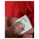 Cicy Bell Womens Cropped Tweed Blazers Jacket Collarless Button Down Business Casual Winter Coats 2026 Spring Outfits Red Large