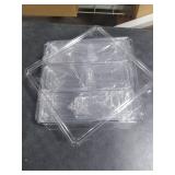 Luckore 10 Pack Clear Fridge Organizer, Stackable Refrigerator Organizer Bins with Lids, Fridge Storage Containers for Kitchen, Food, Cabinets, Fruits, Vegetables, Cereals