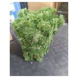 Prelit 50 LED - 9 Ft by 10 Inch Christmas Garland with Lights 12 Modes Timer, Thick 270 Realistic Tips 110 Berries 10 Pine Cone Warm White & Multicolored Lights Xmas Garland for Mantle Stairs Outdoor