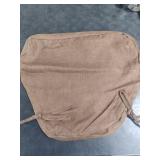 PRONOUS Brown Winsor Chair Cushions with Ties, Dining Kitchen Chair Seat Pads Non Slip Removable Washable Cover 17x16 2 Pack