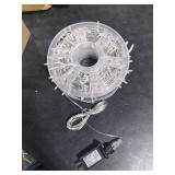 YEGUO 165ft 500 LED Blue Christmas Lights Outdoor Waterproof, Clear Wire String Lights Indoor Plug in, 8 Modes Twinkle Tree Light for Xmas Party Garden