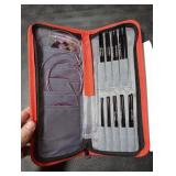 Svartur Interchangeable Circular Knitting Needles Set, with Assorted Circular Knitting Needles and Cables, Accessories and Case, 9 Pairs