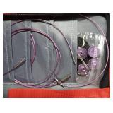 Svartur Interchangeable Circular Knitting Needles Set, with Assorted Circular Knitting Needles and Cables, Accessories and Case, 9 Pairs