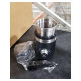 SHARDOR Electric Super Silent Blade Coffee Grinder, Timed Grind Control Rotary Knob, Adjustable Coarse to Fine for Coffee Beans, Spices & Herbs, with 1 Removable Stainless Steel Bowl, Black