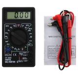 DT-830D Digital Multimeter with Buzzer Square Wave Output Voltage Ampere Ohm Tester Probe DC AC LCD Overload Protection