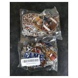 Wavwavw BulkPcs Themed Iron on Patches with Words Embroidered Sew on Cloth Colorful Multiple Styles Iron on Patches for Clothes Hats Backpacks Jackets Accessories Souvenirs Gifts(Football)