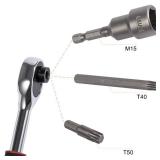 Drimfly Wrangler Torx Tool Kit for Hard Top Door Install Removal for Jeep Wrangler JK JL & Gladiator Rubicon Sahara Unlimited Replacement for 82214166AB 68361574AB