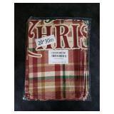 Lanpn Christmas Queen Pillowcase 20x30 Set of 2, Red Joy Christmas Decorative Lumbar Pillow Cases 20 x 30 Long Rectangle Accent Queen Shams Throw Bed Pillow Covers Xmas Cushion Cover 2 Pack