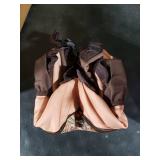 Nice2you Black Baby Doll in Take Along Backpack Carrier, 10in American African Girl Doll for Toddlers and Kids Aged 1-3 2 4 5 Year Old, Backpack for Baby Doll Accessories Storage