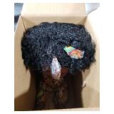 Nice2you Black Baby Doll in Take Along Backpack Carrier, 10in American African Girl Doll for Toddlers and Kids Aged 1-3 2 4 5 Year Old, Backpack for Baby Doll Accessories Storage