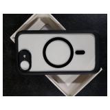 Miracase Magnetic for iPhone 16e Case Full-Body Phone with Built-in Glass Screen Protector, [Compatible with MagSafe] Military Drop Proof 16 E Cover Bumper 6.1 inch, Black