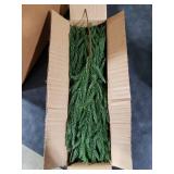 DERJLY Multi Pcs Christmas Norfolk Pine Branches: 18 Inch Artificial Faux Realistic Real Touch Greenery Cedar for Vase DIY Craft Garland Wreath Indoor Home Decorations