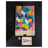 JONEG Games for 3+ Year Olds Kids- Wooden Stacking Puzzles - Brain Teasers 3D Russian Blocks Board - STEM Montessori Toys for Ages 3 4 5 6 7 10 - Gift for Toddlers Classroom Travel