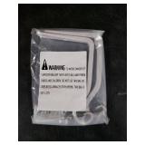 FEED GARDEN Hand-Forged Hanging Plant Bracket Iron Wall Hook for Hanging Plant,Bird Feeders, Wind Chimes, Flower Baskets, Lanterns, Yoga Mat, Indoor/Outdoor Use 6 Inch 2 Pack, White