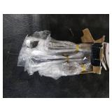 PHILIPALA Bulk Piece Silverware Set, Stainless Steel Flatware Set for 8 Food Grade Novelty Flatware Cutlery Utensil Set Include Knife Fork Spoon Mirror Polished Dishwasher Safe